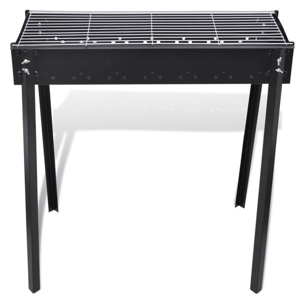 Supporto per BBQ a carbonella forma quadrata 75 x 28 cm