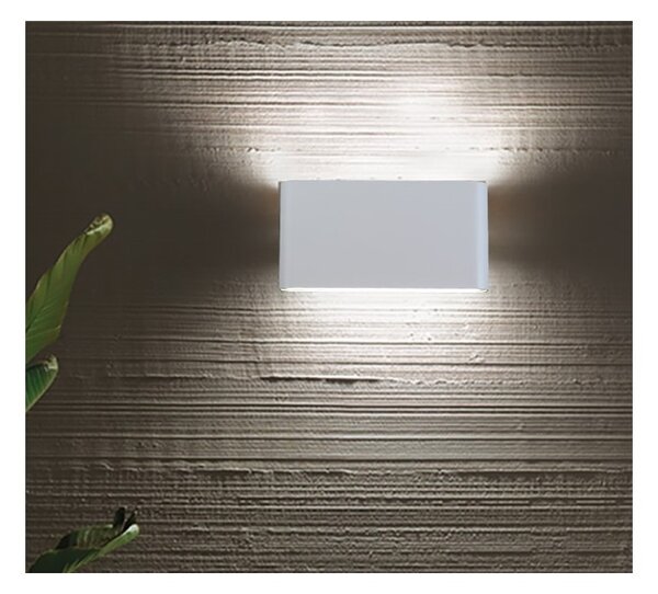 Applique LED 12W Bidirezione 100lm/W, IP65 Colore Bianco Naturale 4.000K