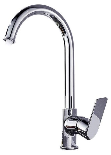 Solidchoice - Rubinetto da cucina interamente in ottone, con design anti-schizzi