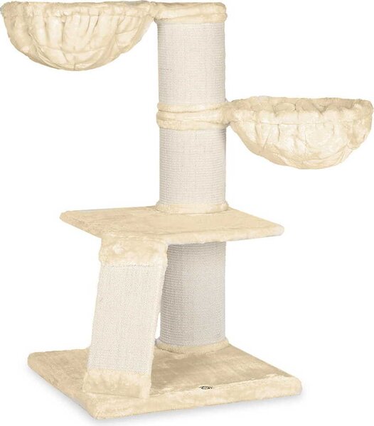 REGINA | Tiragraffi, sdraietta per gatti | Gatto canadese | crema | 100 x 100 x 108 cm