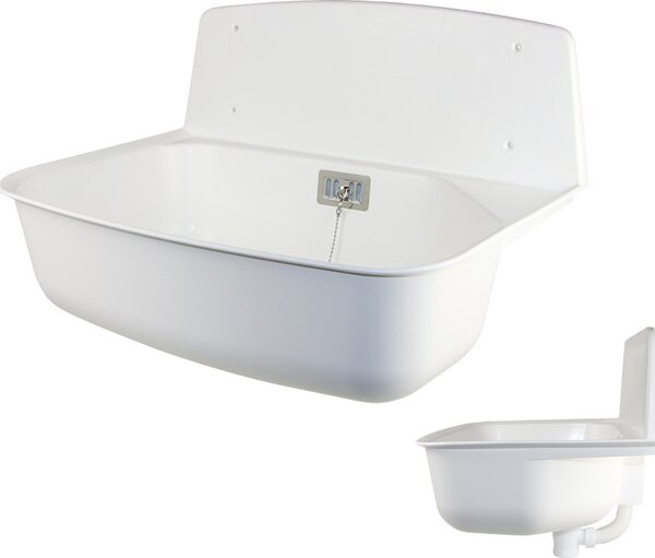 Lavello universale in plastica "Basic", bianco