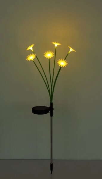 Globo 36090 - Lampada solare a LED 6xLED/0,06W/3V IP44 a forma di fiore