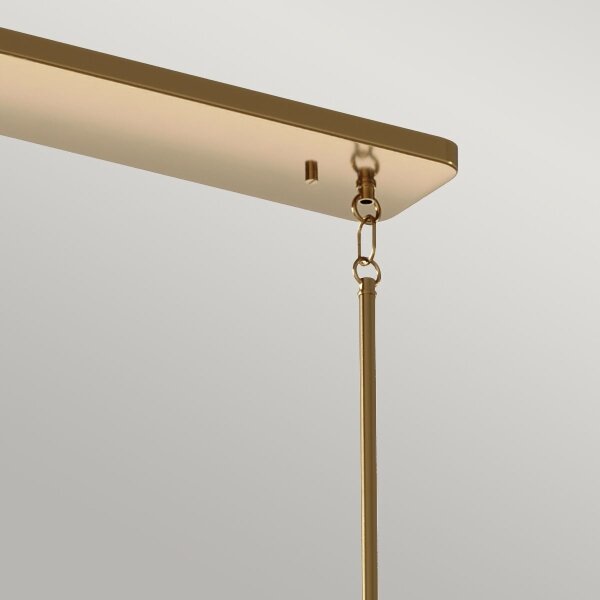 Quintiesse QN-KIMROSE10-BNB - Lampadario a stelo KIMROSE 10xE14/40W/230V oro