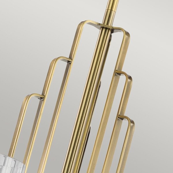 Quintiesse QN-KIMROSE6-BNB - Lampadario a stelo KIMROSE 6xE14/40W/230V oro