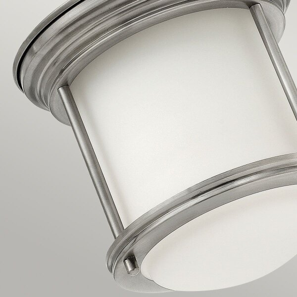 Quintiesse QN-HADRIAN-MINI-F-AN-OPAL - Plafoniera da esterno HADRIAN 1x E27/60W/230V IP44