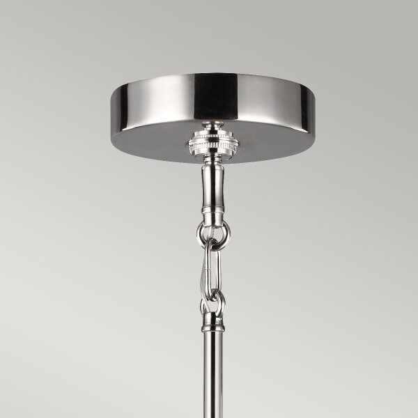 Quintiesse QN-HARPER7 - Lampadario a stelo HARPER 7xE14/60W/230V cromo lucido/fumé