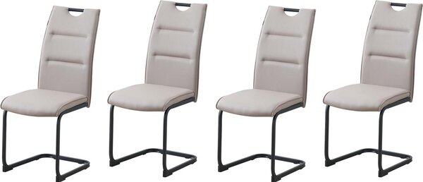 Set di 4 sedie a dondoloPoliuretanocappuccino DannyP HTI-Line