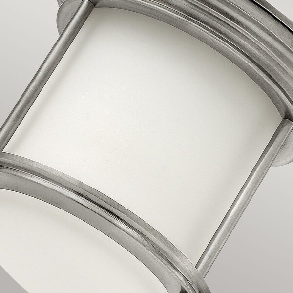 Quintiesse QN-HADRIAN-MINI-F-AN-OPAL - Plafoniera da esterno HADRIAN 1x E27/60W/230V IP44