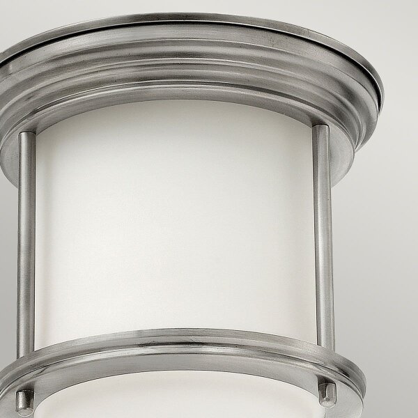 Quintiesse QN-HADRIAN-MINI-F-AN-OPAL - Plafoniera da esterno HADRIAN 1x E27/60W/230V IP44