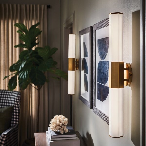 Quintiesse QN-FACET-LED2-HB-BATH-LED Lampada da bagno FACET 2xLED/12W/230V IP44 dorata