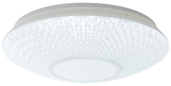 BRILLANTE lampada da soffitto a LED Ø 50cm | dimmerabile in continuo con telecomando/funzione luce notturna colore della luce regolabile | plastica/metallo