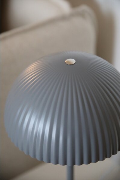 Markslöjd 109139 - Lampada da tavolo ZIN 2xG9/20W/230V grigia
