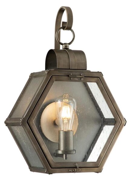 Quintiesse QN-HEATH-M-BU - Applique da esterno HEATH M 1xE27/60W/230V IP44 bronzo