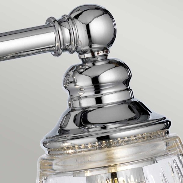 Quintiesse QN-KEYNES2-BATH-LED Applique da bagno KEYNES 2xG9/3W/230V IP44, cromo lucido
