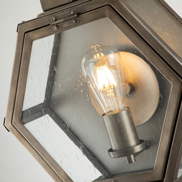 Quintiesse QN-HEATH-M-BU - Applique da esterno HEATH M 1xE27/60W/230V IP44 bronzo