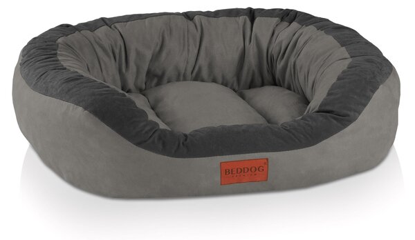 Cuccia per cani BedDog PRINS PREMIUM in resistente tessuto Alicante, STEEL-GREY (grigio), L