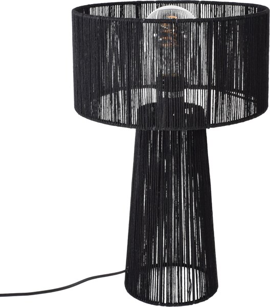 Urban Interiors - Lampada da tavolo Diro Jute 43x30 Nero