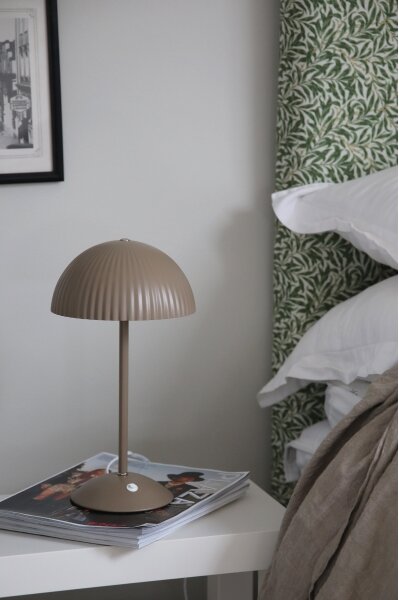 Markslöjd 109141 - Lampada da tavolo ZIN 2xG9/20W/230V beige