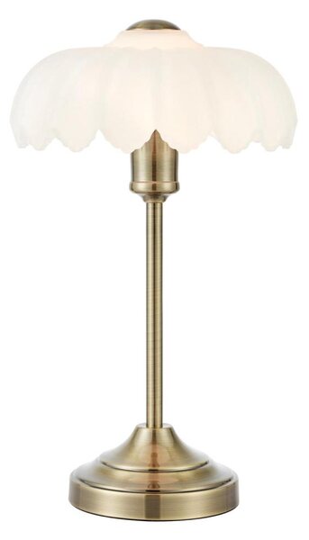 Markslöjd 109179 - Lampada da tavolo KURAGE 1xE27/60W/230V ottone/bianco