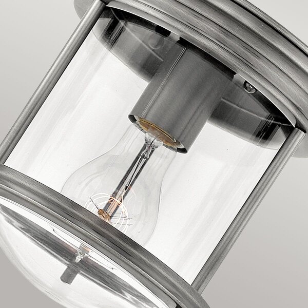 Quintiesse QN-HADRIAN-MINI-F-AN-CLEAR- Plafoniera esterna HADRIAN 1xE27/60W/230V IP44