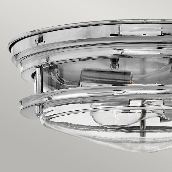 Quintiesse QN-HADRIAN-FS-CM-CLEAR plafoniera da esterno HADRIAN 2xE27/40W/230V IP44 cromo