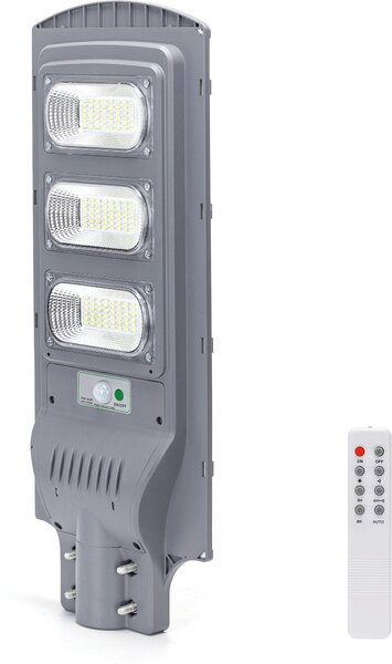 150W LED lampione solare lampione solare per uso esterno con telecomando 6500K