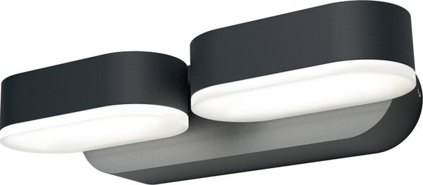 LEDVANCE Lampada da parete e soffitto a LED, apparecchio per applicazioni esterne, bianco caldo, 100,0 mm x 230,0 mm x 54,0 mm, ENDURA STYLE MINI SPOT