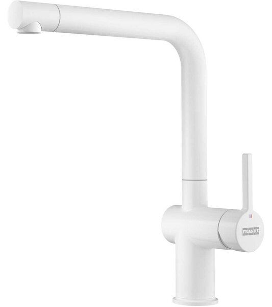 FRANKE ACTIVE L miscelatore con bocca fissa in BIANCO OPACO / Miscelatore da cucina / Miscelatore monocomando