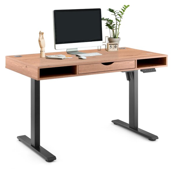 Hjh OFFICE scrivania regolabile elettricamente in altezza Worktime Style scrivania per computer regolabile in altezza 72,0 - 110,0 x 120,0 x 60,0 cm