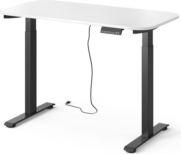 Scrivania Vicco Elevate Nero/bianco 120 x 60 cm 2 motori, Model 58659