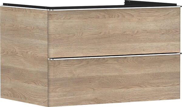 Hansgrohe Xelu Q Meuble sous-lavabo, 780x550, 2 tiroirs, pour console avec vasque à poser, 54076000, 54076000