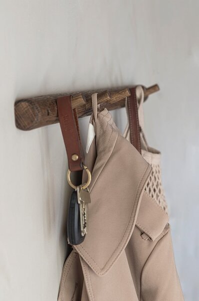 Attaccapanni da parete in rovere marrone 72 cm Roots - Mette Ditmer Denmark