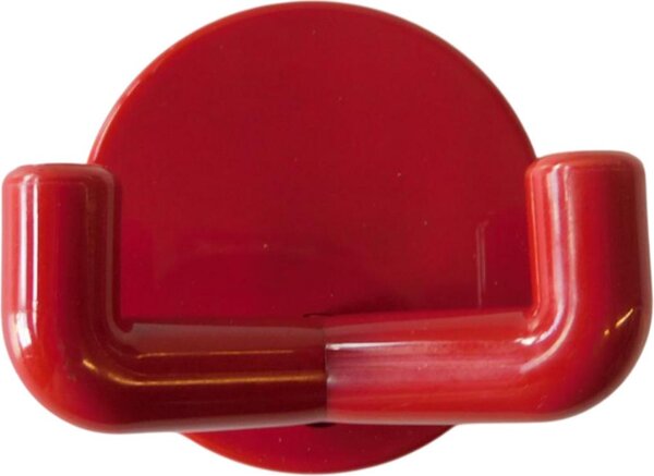 50 ganci da parete, rosso a 2 pieghe