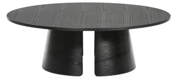 Tavolino nero , ø 110 cm Cep - Teulat