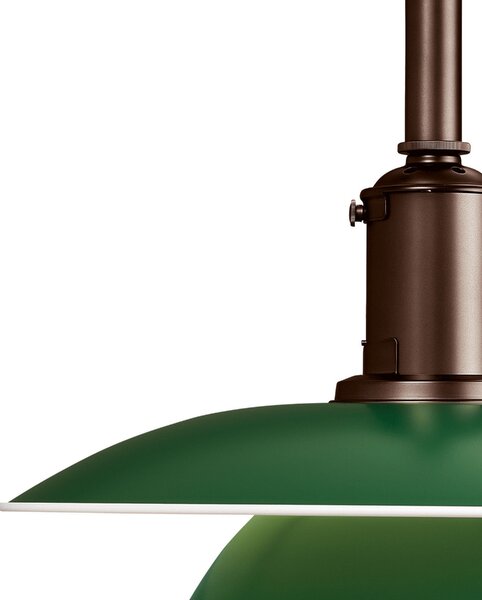 Lampada a sospensione Louis Poulsen, PH 3 1/2-3, dimmerabile, Verde, Soggiorno, Metallo, Design