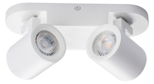Faretto LAURIN bianco 2xGU10x35W in alluminio, dimensioni: 11x22x7 cm, IP20, Kanlux
