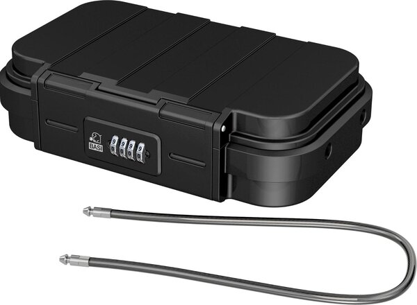 BASI - Cassaforte mobile - MSZ 200 - Resistenza all'acqua certificata secondo IPX5 (EN 60529), combinazione numerica a 4 cifre - 2100-0015