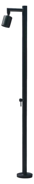 Doccia da giardino Eichenwald modello 70 con nastro termico Frosto, colore nero