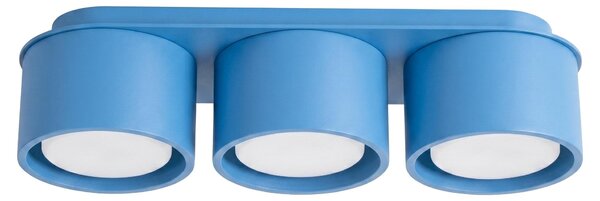 Plafoniera MODO 3 azzurro Gx53 3xGx53 10W alluminio 8.2x10.4x32.4cm Sollux Lighting