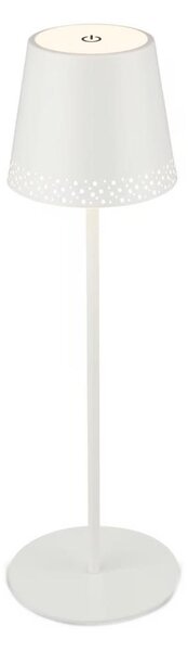 Brilo - Lampada da tavolo LED ricaricabile a sfioramento KIKI LED/2,6W/5V IP44 2600 mAh bianca