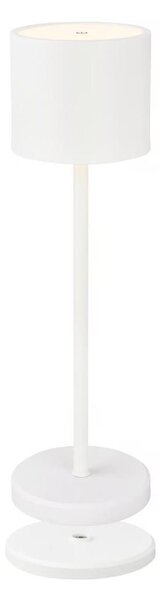 Briloner 7521016 - Lampada da tavolo LED dimmerabile SIGO 2,5W/5V IP44 2600 mAh bianca