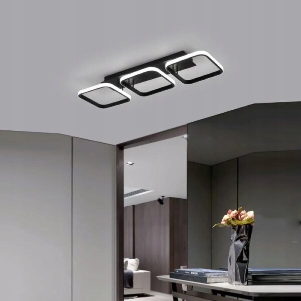 Plafoniera LED 33W/230V nera