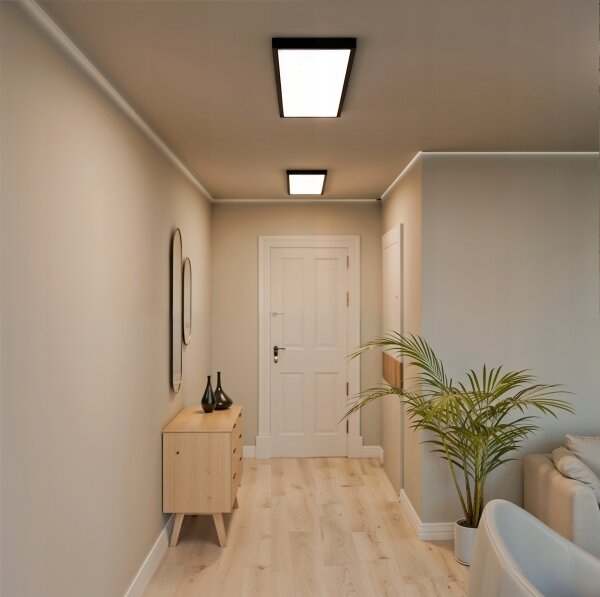 Pannello LED da superficie LED/60W/230V 30x120 cm nero
