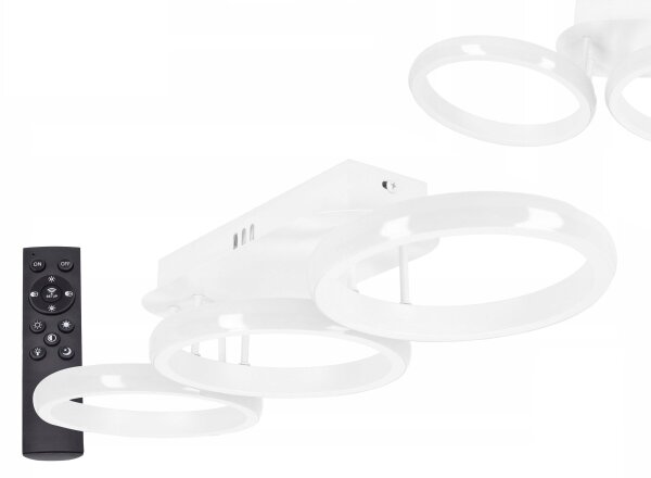 LED Plafoniera dimmerabile LED/30W/230V 3000-6500K bianco Wi-Fi Tuya + telecomando