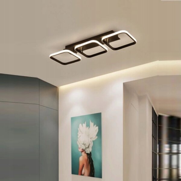 Plafoniera LED 33W/230V nera