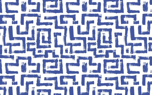 Carta da parati murale Motivo di linee blu, Carta da parati popolare, Carta da parati popolare, u99086v3 - Muralas.it