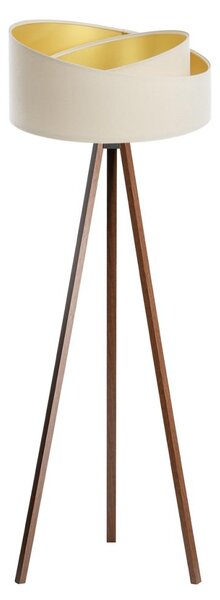 Lampada da terra GALAXY 1xE27/60W/230V crema/wenge