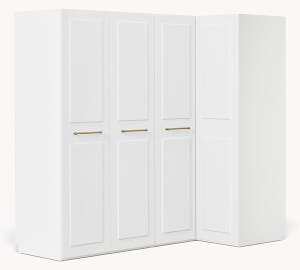 Armadio angolare componibile Charlotte, Larg. 215 cm, diverse varianti