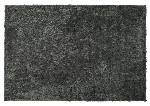 Tappeto shaggy grigio scuro 160 x 230 cm Beliani