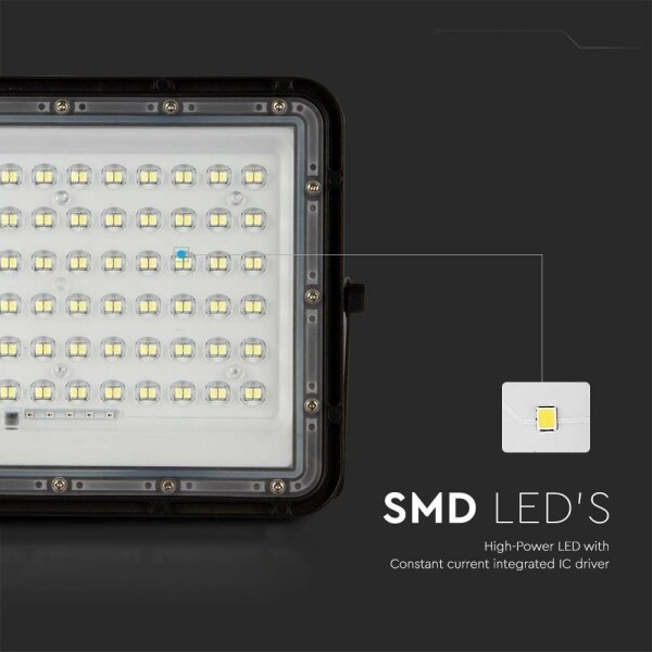 LED Proiettore solare da esterno LED/15W/3,2V IP65 4000K nero + +TC